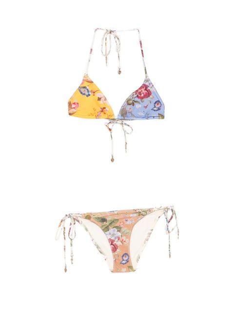 ZIMMERMANN spliced print bikini - Neutrals - zdjęcie produktu nr 1