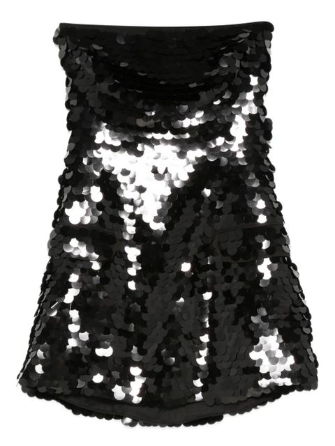 Paris Georgia Mermaid sequin-embellished mini dress - Black