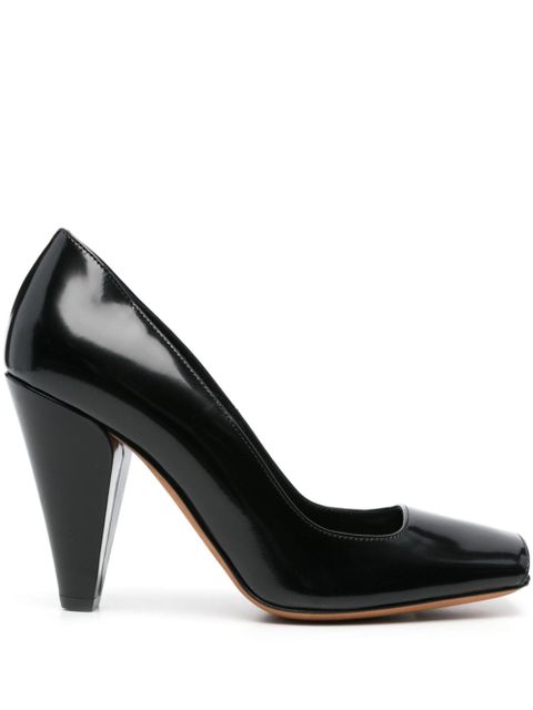 KHAITE 95mm patent pumps - Black - zdjęcie produktu nr 1