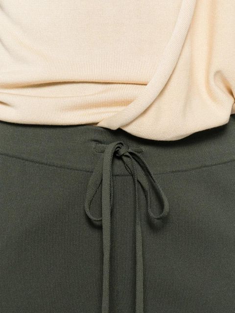 TWINSET drawstring track pants - Green