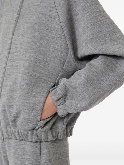 Max Mara zip-front pocket sweater - Grey