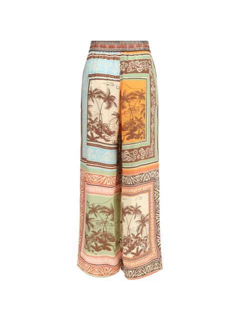 ALEMAIS Alberta palazzo pants - Brown - zdjęcie produktu nr 2