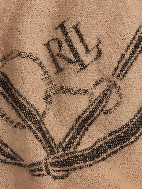 Lauren Ralph Lauren logo fringed scarf - Neutrals - zdjęcie produktu nr 2