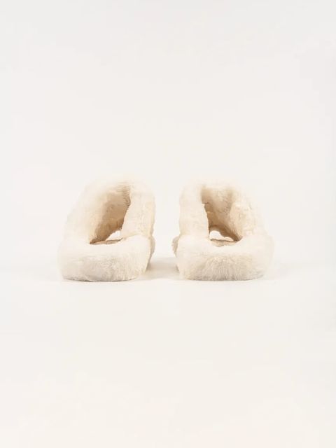 Karl Lagerfeld kapcie HYPNOS kolor beżowy KL80674