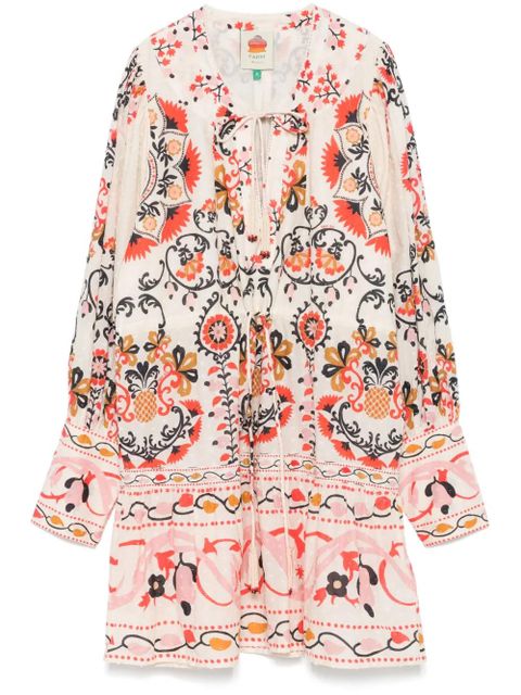 FARM Rio Mandala mini dress - Neutrals - zdjęcie produktu nr 1