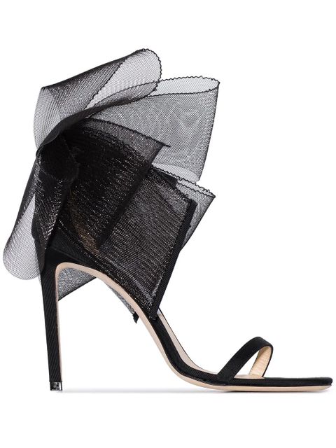 Jimmy Choo Aveline bow detail sandals - Black - zdjęcie produktu nr 1