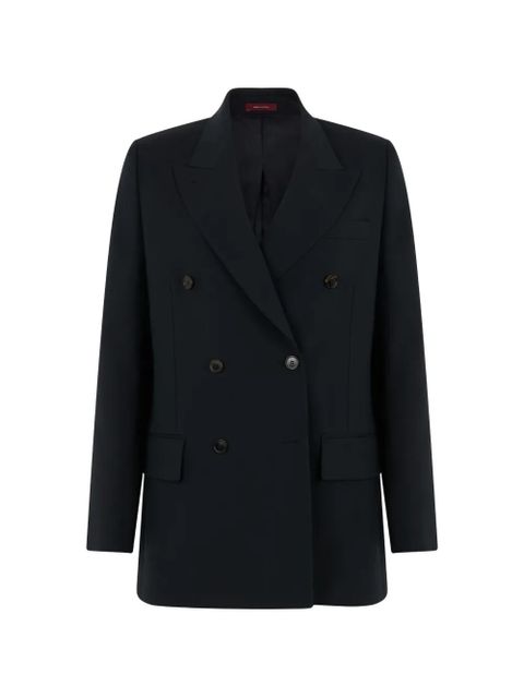 Gucci double-breasted peak-lapel blazer - Blue - zdjęcie produktu nr 1