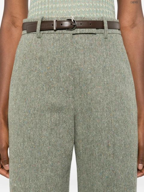 Valentino Garavani pressed crease trousers - Green