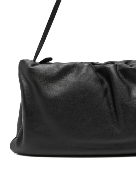 The Row leather shoulder bag - Black