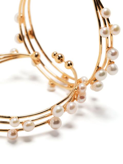 Cult Gaia Shanti baroque-pearl earrings - Gold