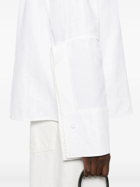 Jil Sander pintuck-detailed shirt - White