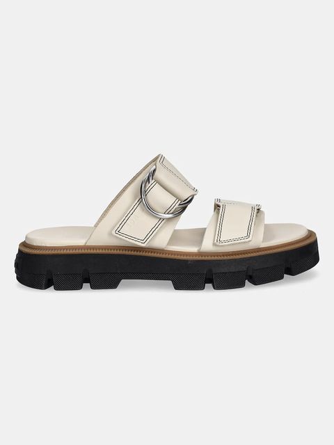 Sorel klapki skórzane REIN CB SLIDE - zdjęcie produktu nr 1