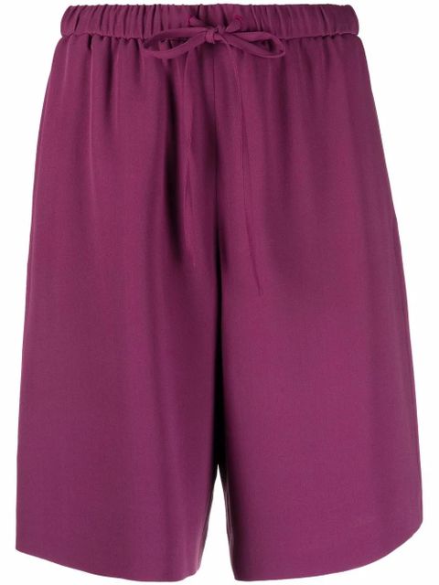 Valentino Garavani drawstring knee-length shorts - Purple - zdjęcie produktu nr 1