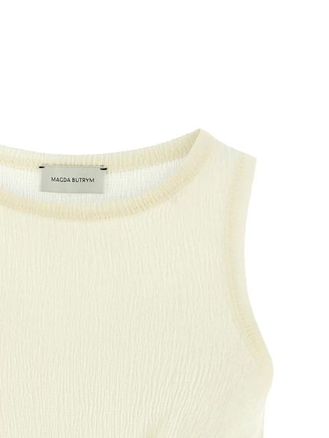 Magda Butrym knot-detail tank top - Neutrals