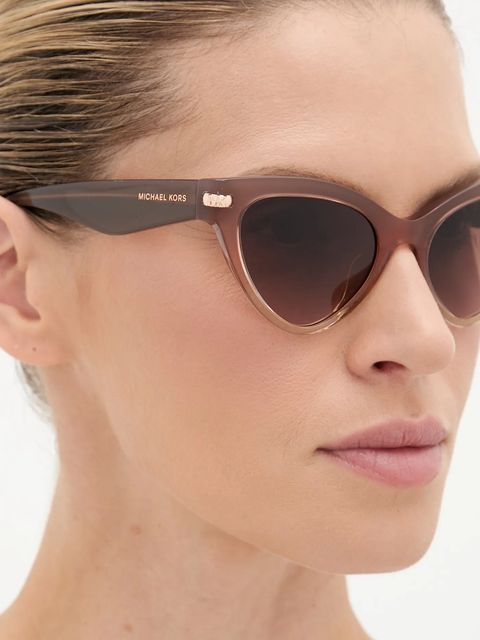 Michael Kors okulary przeciwsłoneczne damskie kolor różowy 0MK2259U