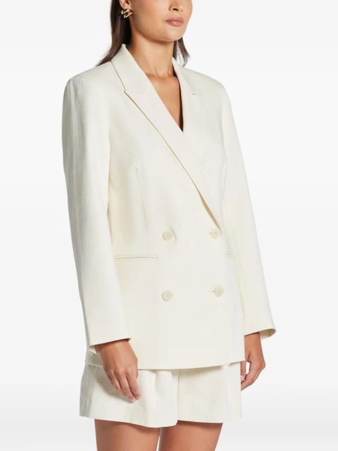 ANINE BING Jasmine double-breasted blazer - White