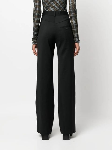 Vivienne Westwood flared tailored trousers - Black