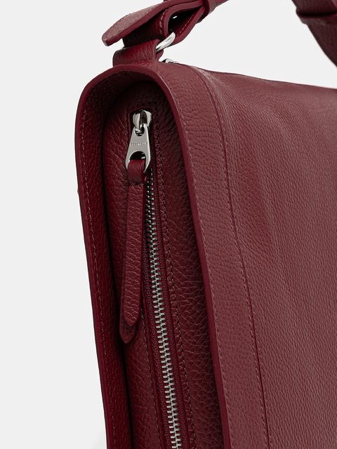 Coccinelle torebka skórzana ELINOR kolor bordowy E1.TL5.12.02.01