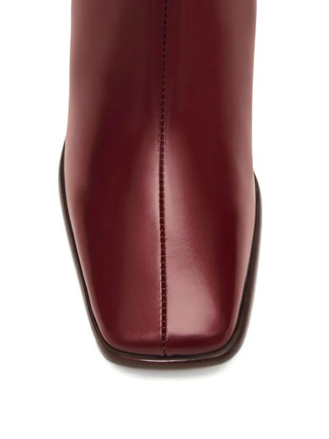 ALOHAS square-toe boots - Red