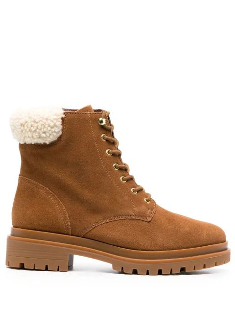 Lauren Ralph Lauren Carlee suede boots - Brown - zdjęcie produktu nr 1