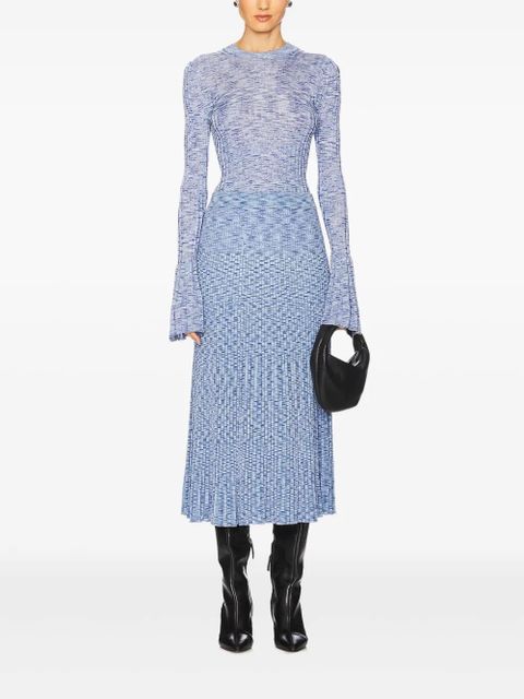 ZIMMERMANN Mouline long-sleeves top - Blue