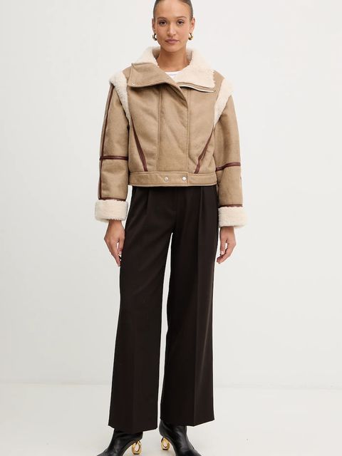 BOSS Orange kurtka kolor beżowy przejściowa 50548600 - zdjęcie produktu nr 2