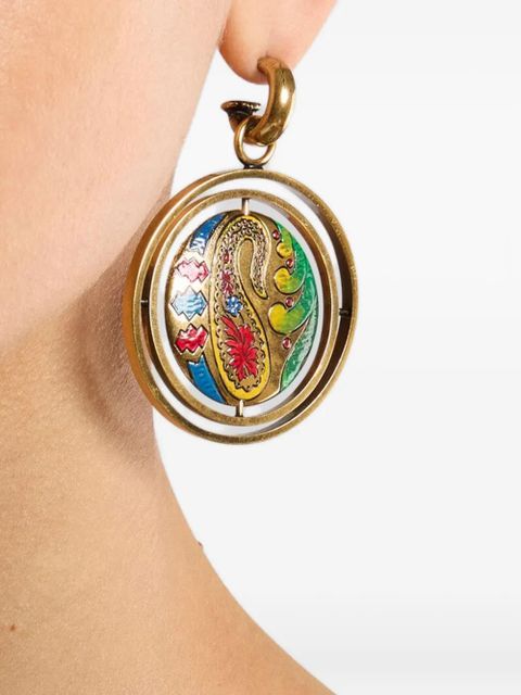 ETRO paisley button drop earrings - Gold - zdjęcie produktu nr 2