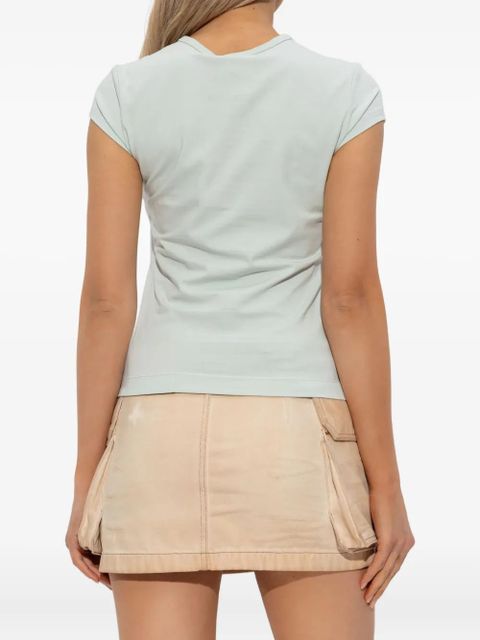 Diesel logo-detail cut-out t-shirt - Grey