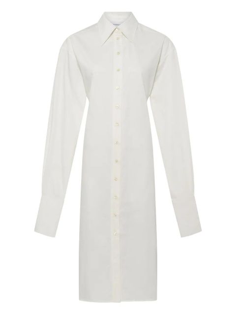 Marine Serre belted shirt dress - White - zdjęcie produktu nr 1