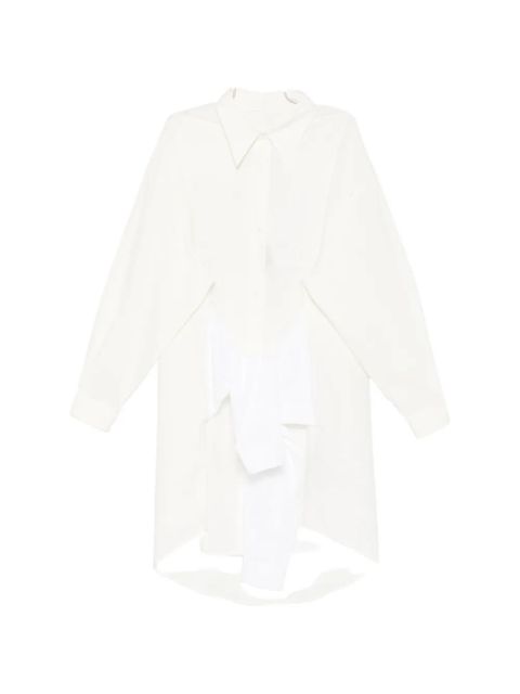MM6 Maison Margiela pointed-collar shirt - Neutrals - zdjęcie produktu nr 1