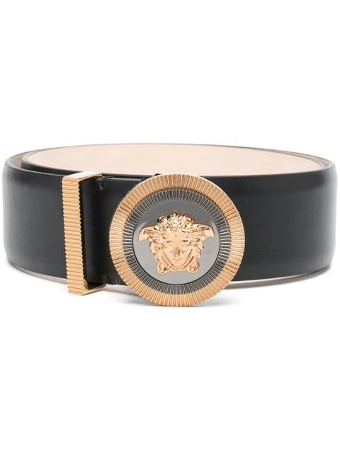 Versace Medusa logo-buckle belt - Black - zdjęcie produktu nr 1