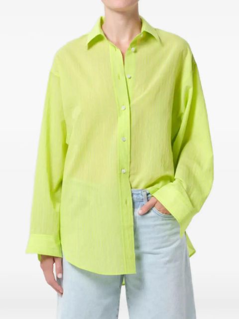 AGOLDE striped shirt - Green - zdjęcie produktu nr 1