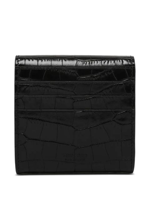 TOM FORD T-logo croc-effect leather wallet - Black - zdjęcie produktu nr 2