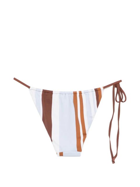 SIR. Marais striped-pattern bikini bottoms - Brown - zdjęcie produktu nr 2