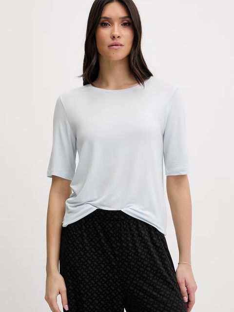 United Colors of Benetton t-shirt piżamowy z dodatkiem jedwabiu - zdjęcie produktu nr 1