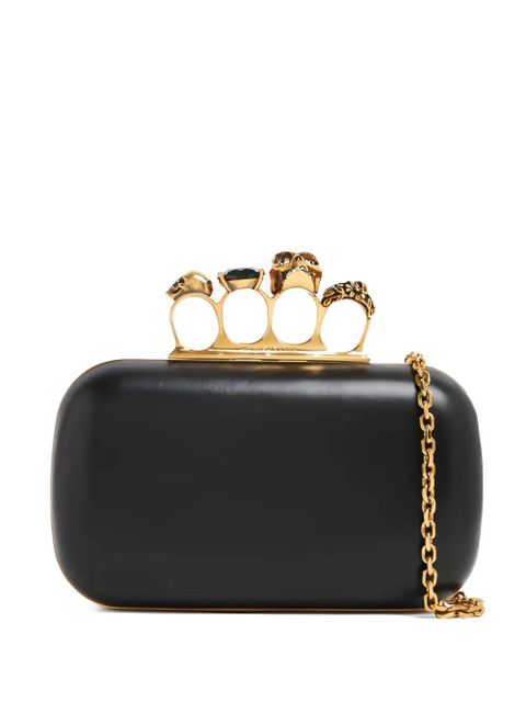 Alexander McQueen Knuckle clutch bag - Black - zdjęcie produktu nr 1