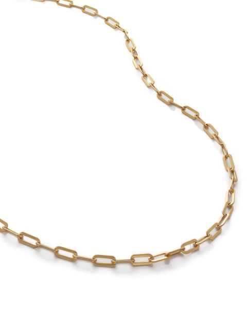 Monica Vinader GP Paperclip chain-link necklace - Gold