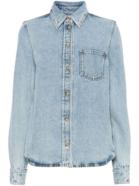 TOTEME classic-collar denim shirt - Blue - zdjęcie produktu nr 1