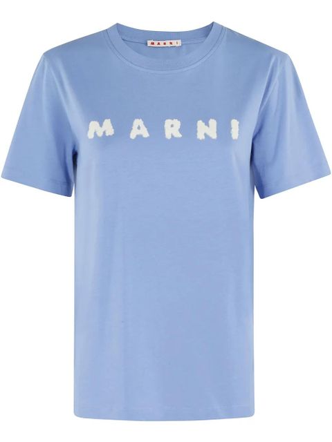 Marni cotton T-shirt - Blue - zdjęcie produktu nr 1