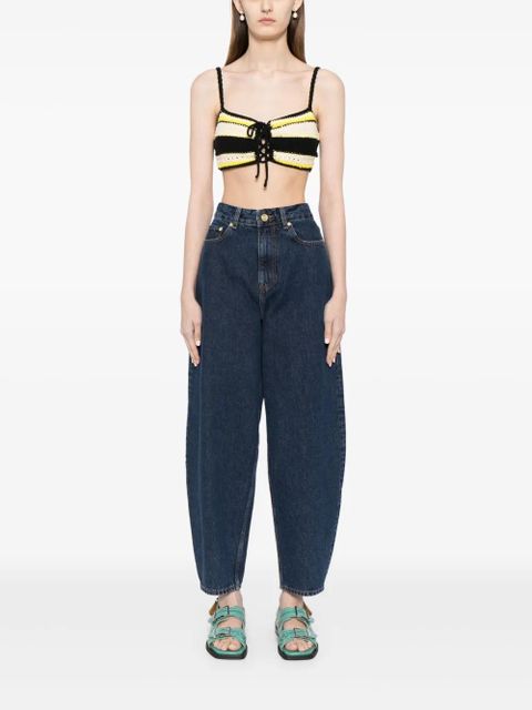 GANNI organic cotton balloon jeans - Blue - zdjęcie produktu nr 2