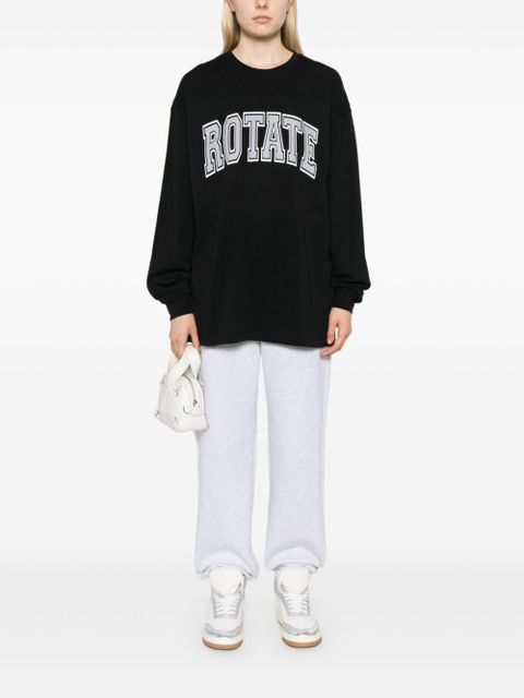 ROTATE BIRGER CHRISTENSEN logo-print T-shirt - Black