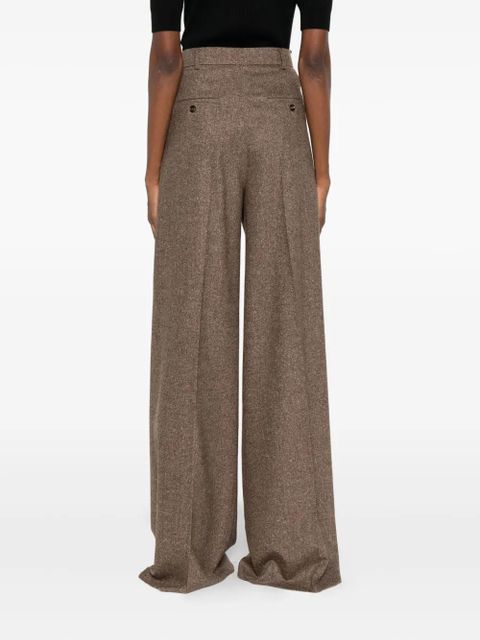 Max Mara pleat-detail trousers - Brown