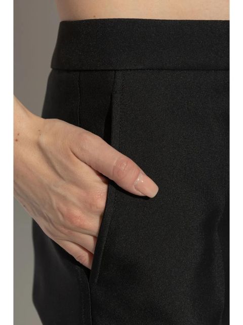 Jil Sander creased straight-leg trousers - Black