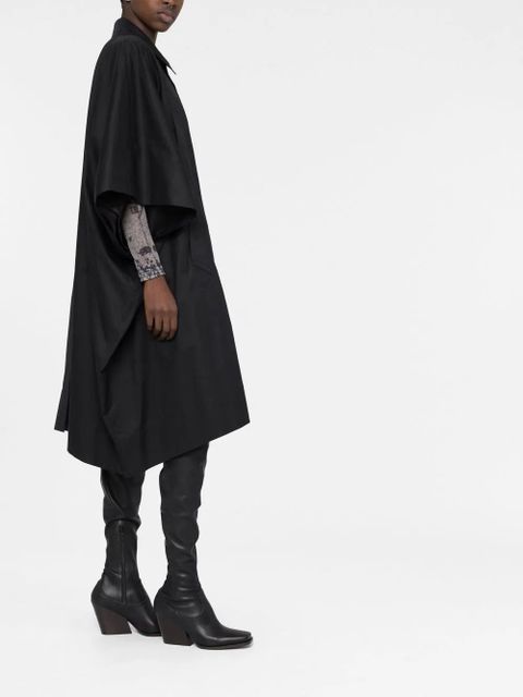MM6 Maison Margiela single-breasted trench coat - Black