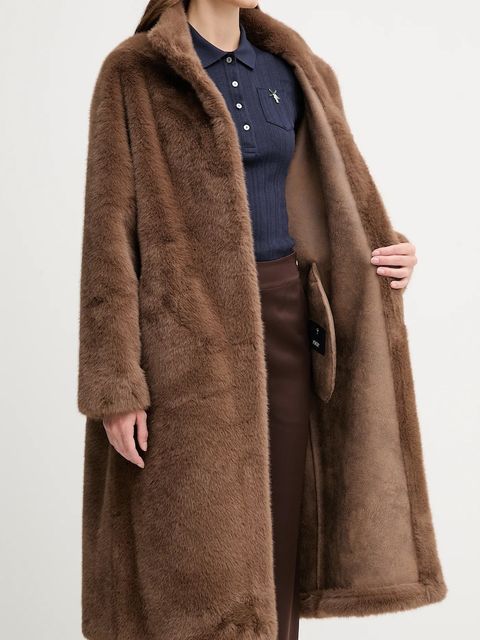 Joop! płaszcz kolor brązowy 30048879