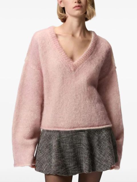 PINKO V-neck wool sweater - zdjęcie produktu nr 2