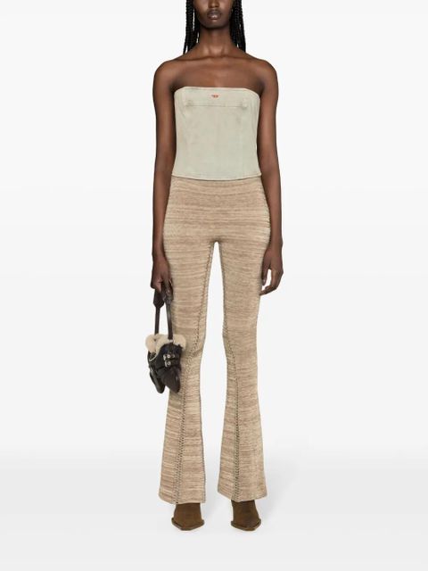 Diesel De-Ville denim bandeau top - Green