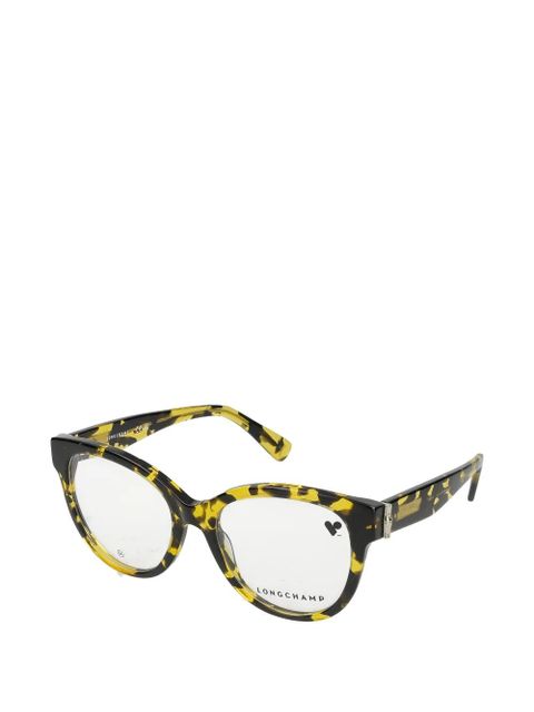 Longchamp browline-frame glasses - Yellow - zdjęcie produktu nr 2