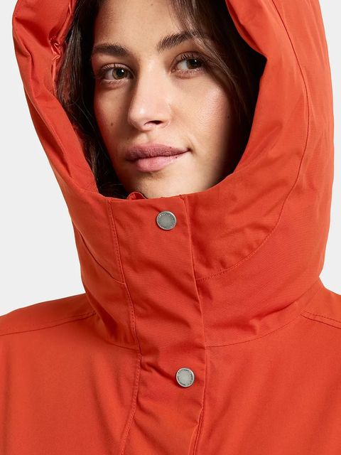 Didriksons kurtka przeciwdeszczowa MELODY kolor pomarańczowy przejściowa 505851