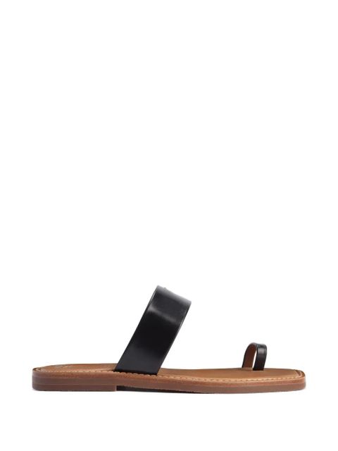 Giuseppe Zanotti toe post strap sandals - Black - zdjęcie produktu nr 1